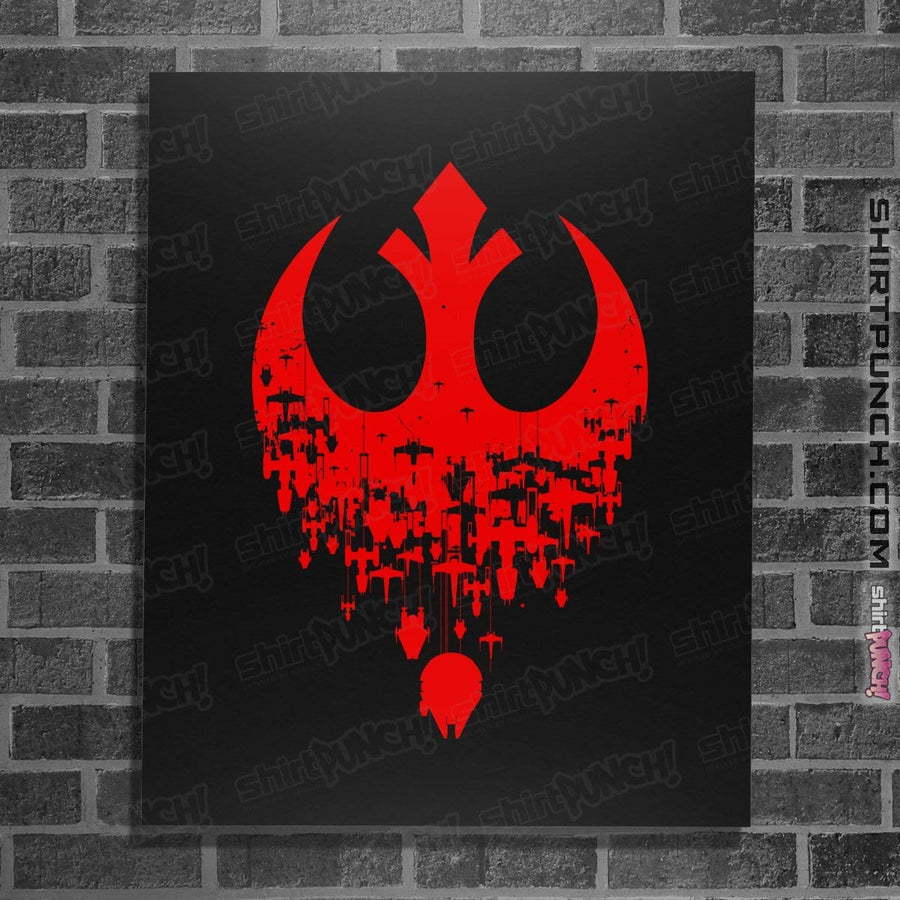 Shirts Posters / 4"x6" / Black Fractured Rebellion