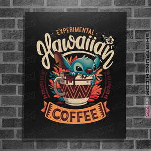 Daily_Deal_Shirts Posters / 4"x6" / Black Experimental Coffee