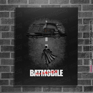 Daily_Deal_Shirts Posters / 4"x6" / Black To The Batmobile