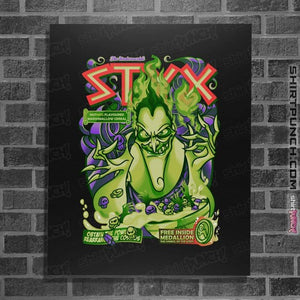 Daily_Deal_Shirts Posters / 4"x6" / Black The Underworld's Styx