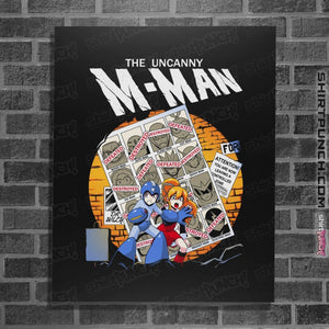 Shirts Posters / 4"x6" / Black The Uncanny M-Man