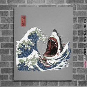 Secret_Shirts Posters / 4"x6" / Sports Grey The Great White Off Amity