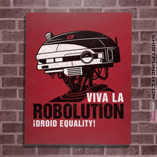 Load image into Gallery viewer, Shirts Posters / 4&quot;x6&quot; / Red Viva La Robolution
