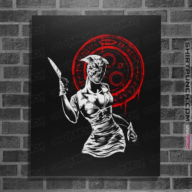 Shirts Posters / 4"x6" / Black Silent Nurse