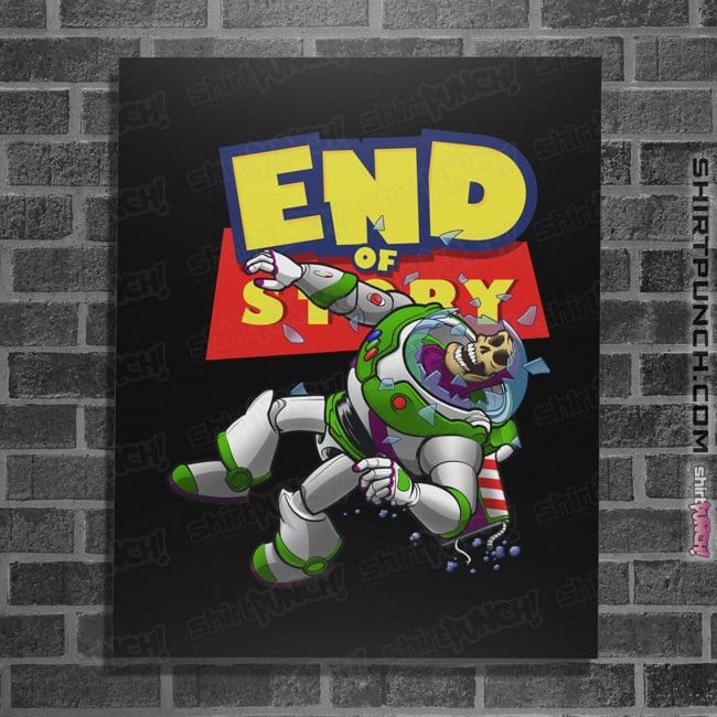 Shirts Posters / 4"x6" / Black End Of Story