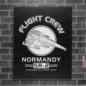 Shirts Posters / 4"x6" / Black Normandy Flight Crew