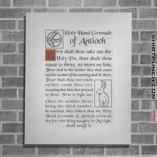 Load image into Gallery viewer, Secret_Shirts Posters / 4&quot;x6&quot; / White Holy Hand Grenade
