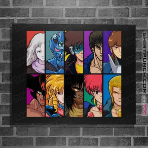 Daily_Deal_Shirts Posters / 4"x6" / Black Anime OVA VS. Anime OVA