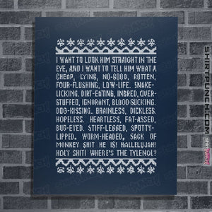 Shirts Posters / 4"x6" / Navy Clark Tirade