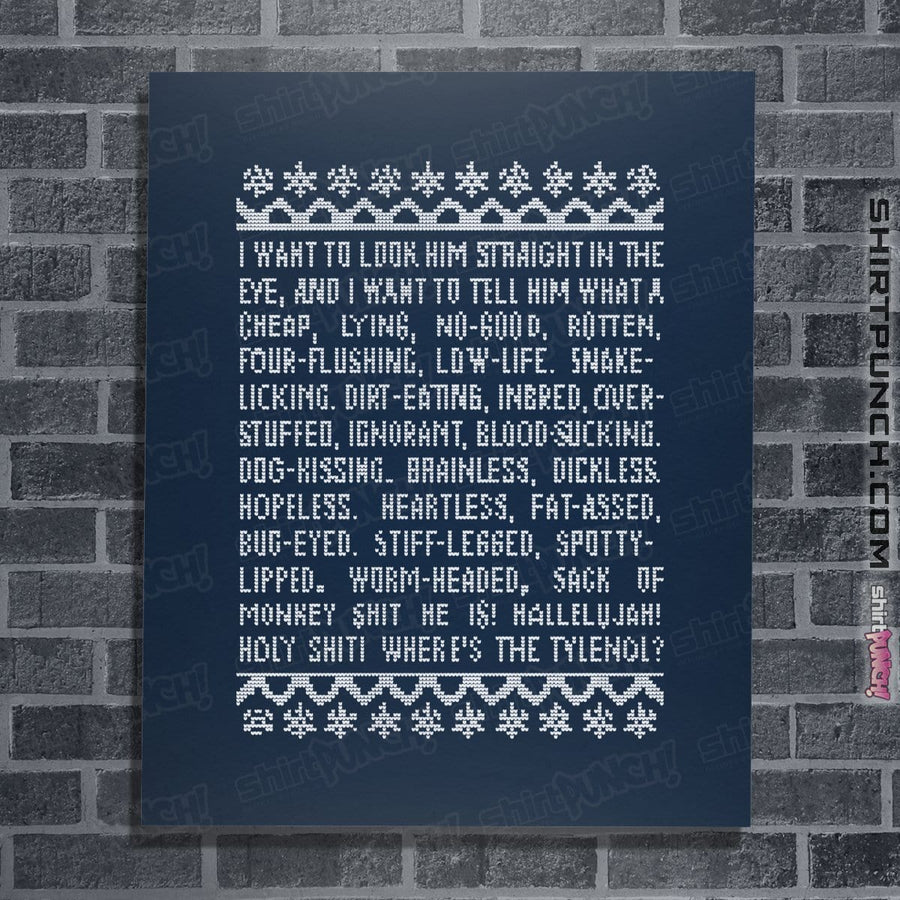 Shirts Posters / 4"x6" / Navy Clark Tirade