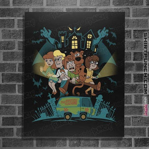 Daily_Deal_Shirts Posters / 4"x6" / Black Mystery Squad