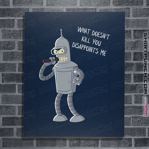 Shirts Posters / 4"x6" / Navy Disappointed