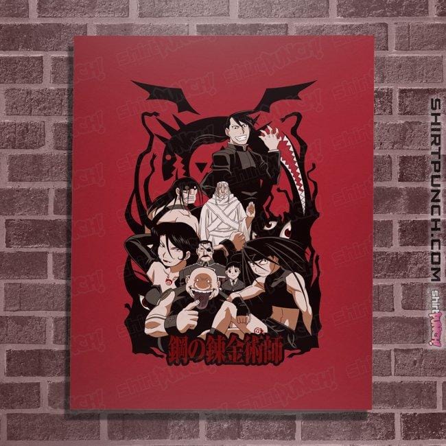 Secret_Shirts Posters / 4"x6" / Red Homunculus