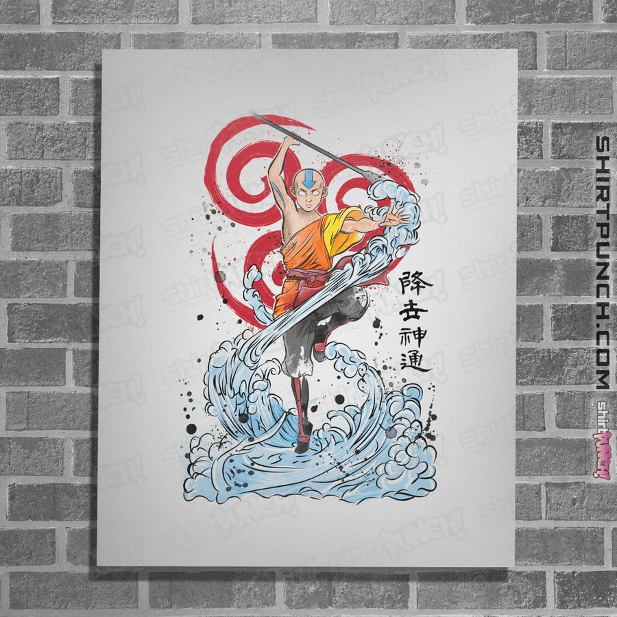 Shirts Posters / 4"x6" / White The Power Of Air Nomads