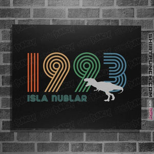 Secret_Shirts Posters / 4"x6" / Black Isla Nublar 1993