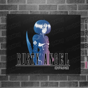Shirts Posters / 4"x6" / Black Rusty Angel