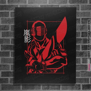 Daily_Deal_Shirts Posters / 4"x6" / Black Rival Ninja