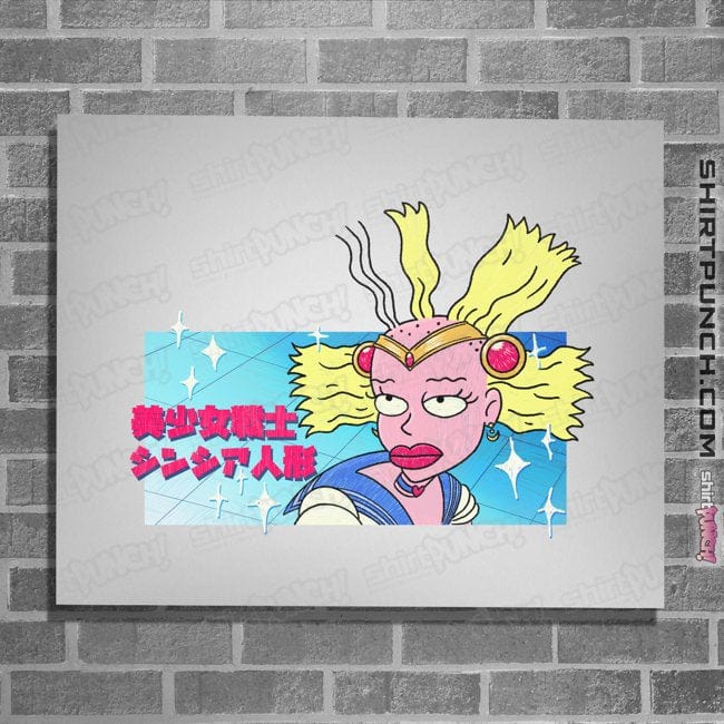 Secret_Shirts Posters / 4"x6" / White Pretty Guardian Cynthia
