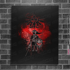 Shirts Posters / 4"x6" / Black Dark Link Art