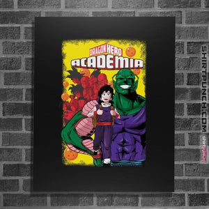 Shirts Posters / 4"x6" / Black Dragon Hero Academy