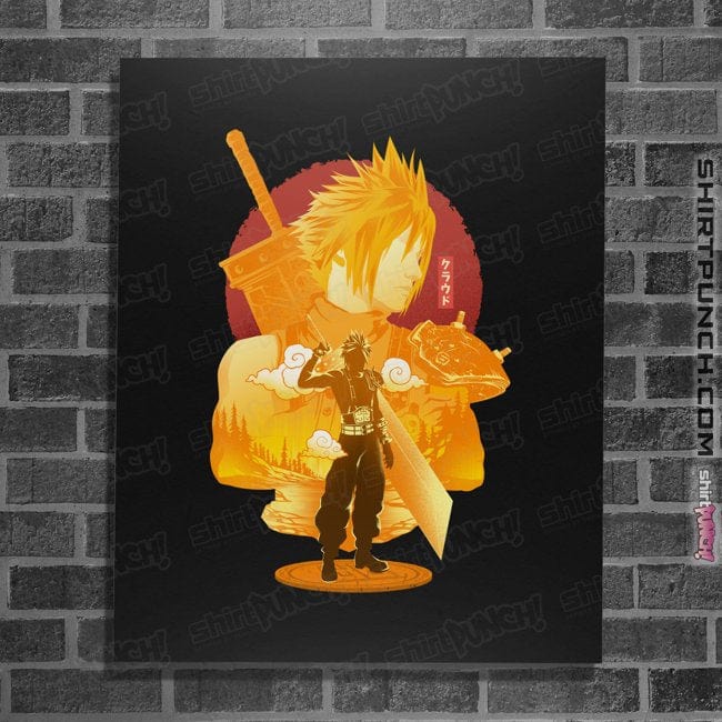 Daily_Deal_Shirts Posters / 4"x6" / Black Mako-Eyed Mercenary