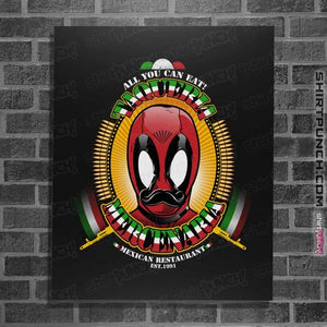 Shirts Posters / 4"x6" / Black Taqueria Mercenaria