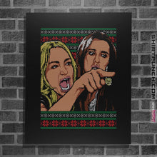 Load image into Gallery viewer, Shirts Posters / 4&quot;x6&quot; / Black Yelling At A Cat Sweater

