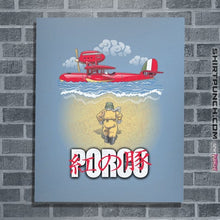 Load image into Gallery viewer, Daily_Deal_Shirts Posters / 4&quot;x6&quot; / Powder Blue Porco
