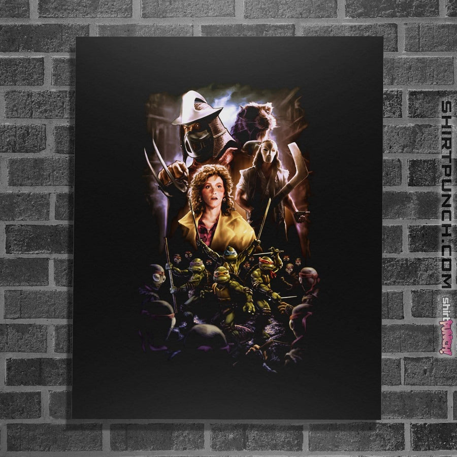 Shirts Posters / 4"x6" / Black TMNineTy