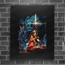 Load image into Gallery viewer, Secret_Shirts Posters / 4&quot;x6&quot; / Black Zelda Wars
