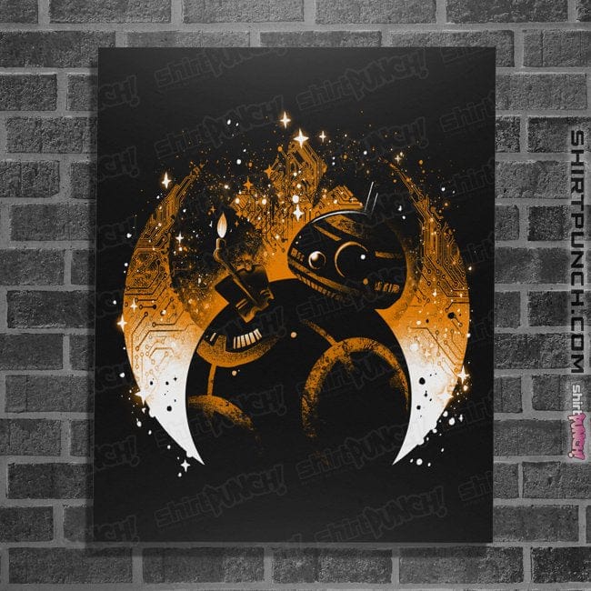 Shirts Posters / 4"x6" / Black Rolling Droid