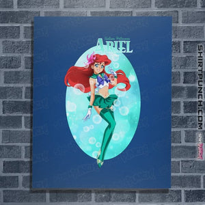 Secret_Shirts Posters / 4"x6" / Royal Blue Sailor Ariel