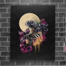 Load image into Gallery viewer, Daily_Deal_Shirts Posters / 4&quot;x6&quot; / Black Moonlight Wall-E
