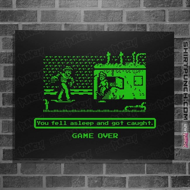 Secret_Shirts Posters / 4"x6" / Black Nightmare Trail