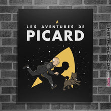 Load image into Gallery viewer, Shirts Posters / 4&quot;x6&quot; / Black Les Aventures De Picard
