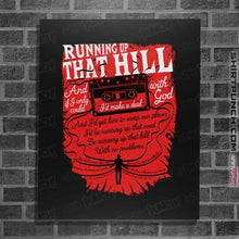 Load image into Gallery viewer, Daily_Deal_Shirts Posters / 4&quot;x6&quot; / Black Running Up That Hill Tape
