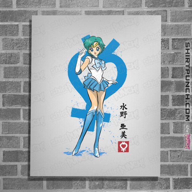 Secret_Shirts Posters / 4"x6" / White Mercury Sumi-e