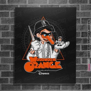 Secret_Shirts Posters / 4"x6" / Black Woodwork Orange