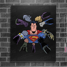 Load image into Gallery viewer, Secret_Shirts Posters / 4&quot;x6&quot; / Black Super Surrounded
