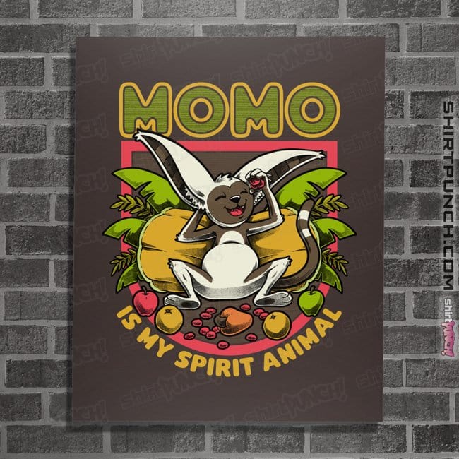 Daily_Deal_Shirts Posters / 4"x6" / Dark Chocolate Momo Is My Spirit Animal