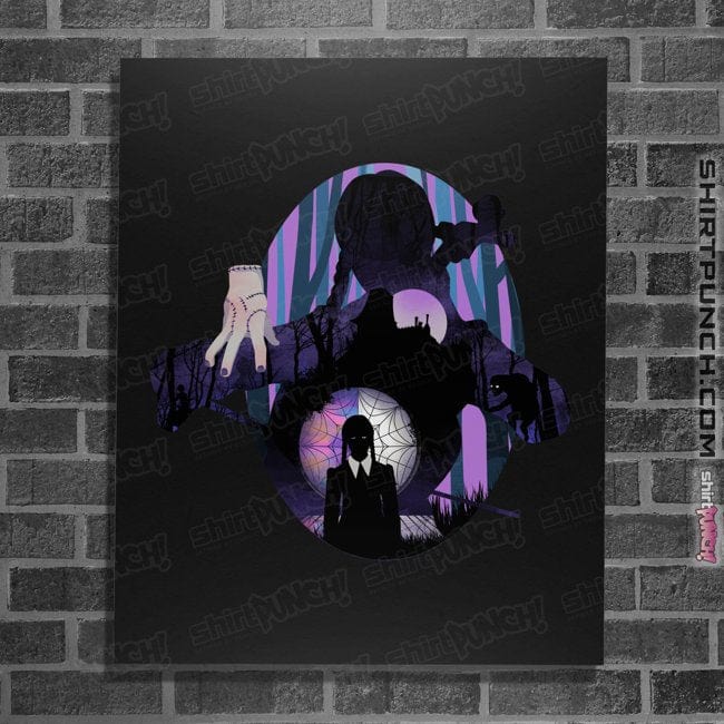 Daily_Deal_Shirts Posters / 4"x6" / Black Wednesday Shadows