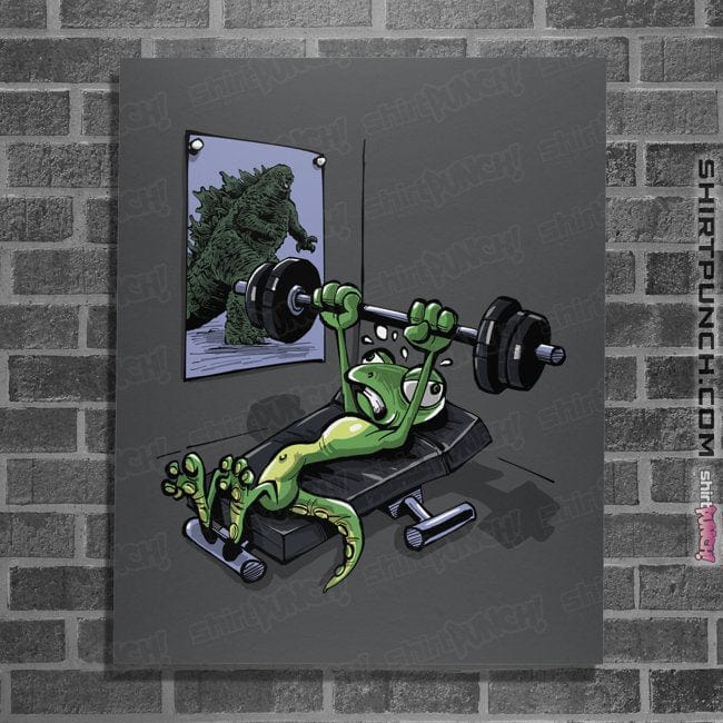 Secret_Shirts Posters / 4"x6" / Charcoal Training For Kaiju