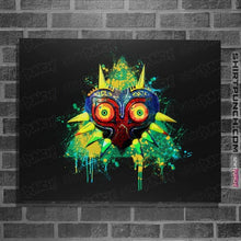 Load image into Gallery viewer, Daily_Deal_Shirts Posters / 4&quot;x6&quot; / Black Echoes Of Evil
