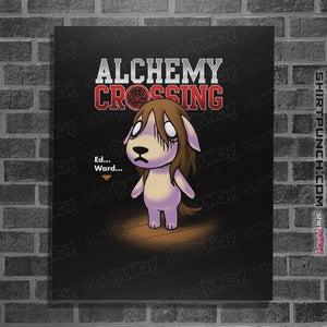 Secret_Shirts Posters / 4"x6" / Black Alchemy Crossing T-Shirt