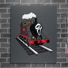 Load image into Gallery viewer, Shirts Posters / 4&quot;x6&quot; / Charcoal Ghostface Train
