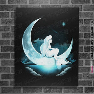 Daily_Deal_Shirts Posters / 4"x6" / Black Mermaid Dream