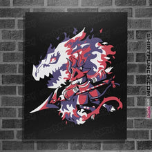 Load image into Gallery viewer, Daily_Deal_Shirts Posters / 4&quot;x6&quot; / Black Dragon Knight
