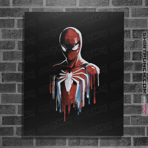 Shirts Posters / 4"x6" / Black Watercolor Spider