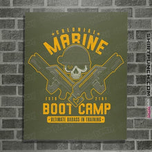 Load image into Gallery viewer, Shirts Posters / 4&quot;x6&quot; / Military Green Colonial Marine s
