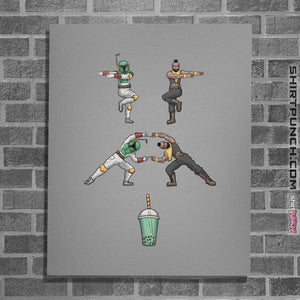 Daily_Deal_Shirts Posters / 4"x6" / Sports Grey Boba T